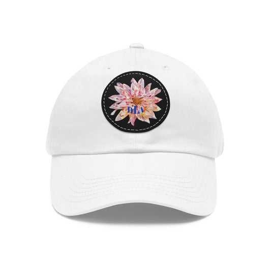 Personalized Dahlia Mosaic Initial Hat - Chochogram